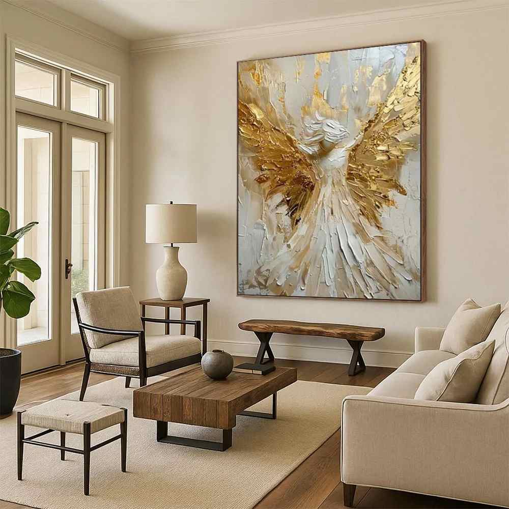 Room Office Angel - original landscape painting for office